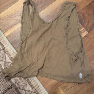Free People brown tank top